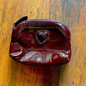 Burgundy Brighton change purse